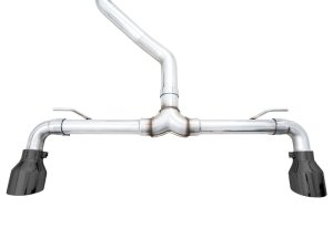 Volkswagen GTI Performance Exhaust - AWE Tuning - Cat-Back Track Edition - Diamond Black - 2022+